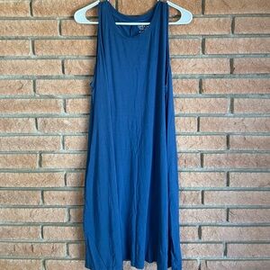 Time and Tru blue sleeveless T-shirt dress